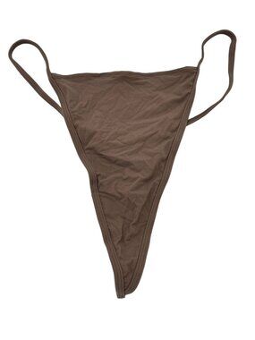 SKIMS Kim Kardashian T-String Thong Panty Umber Brown PN-THG-2070 Womens Size 2X